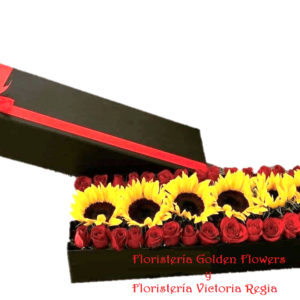 Caja Rosa y Girasol