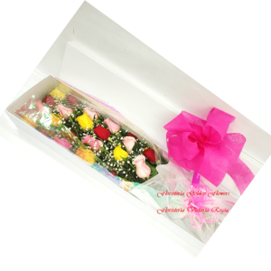 Caja en Rosas Surtidas
